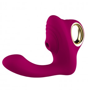 HK LETEN - Sucking Heating Vibrator G-Spot Clitoris Stimulator (Chargeable - Red Rose)